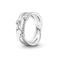 Anello Pandora Donna in Argento Zirconia 199400C01-48 - 199400C01-52